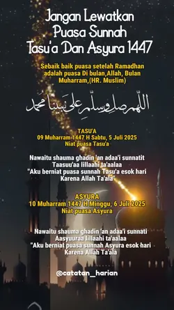 Puasa Sunnah Asyura