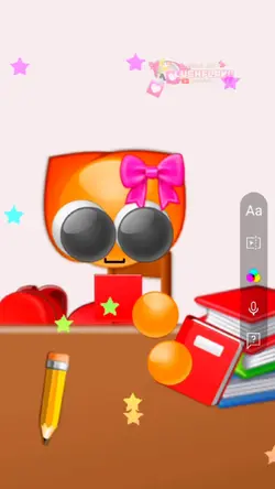 Orange Emoji cat