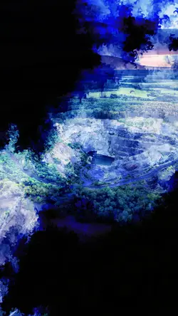 Blue Ink Effect