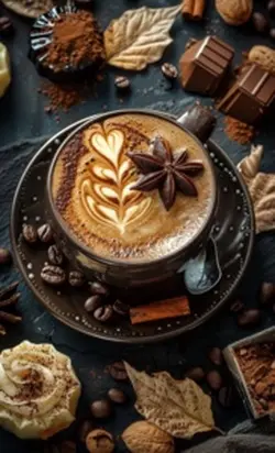 Cake and coffee