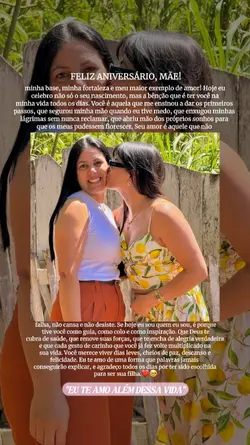 aniversário mãe