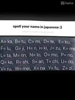 name in japanese