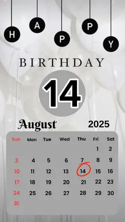 birthday 14 August