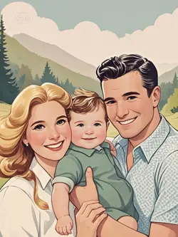vintage story book 