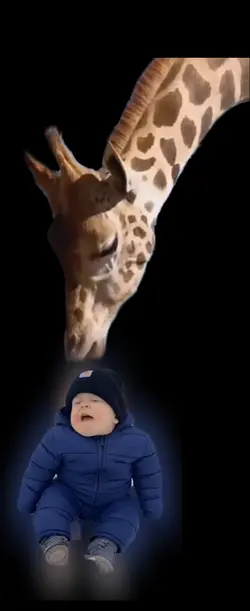 baby giraffe 