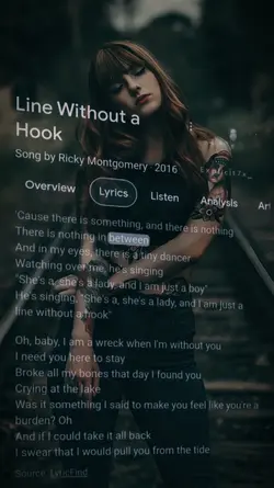 Line without a hook
