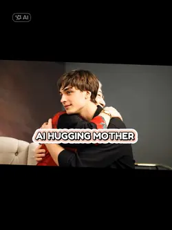 Ai hugging mother 