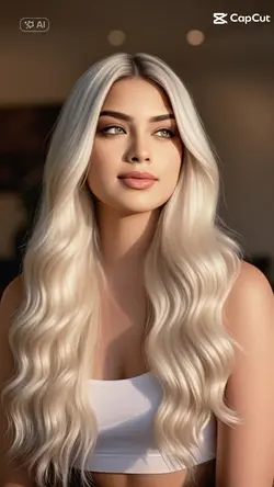 sua versão loira