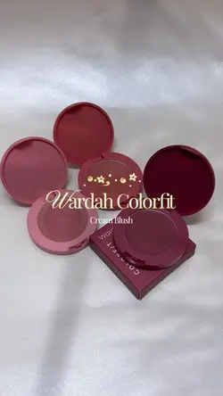 cream blush wardah