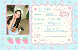 id card cute