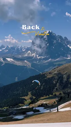Back to vacation