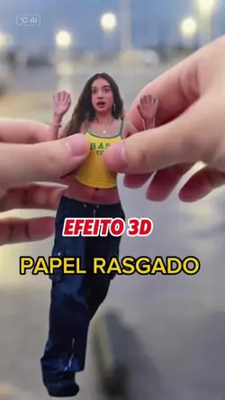 efeito papel rasgado