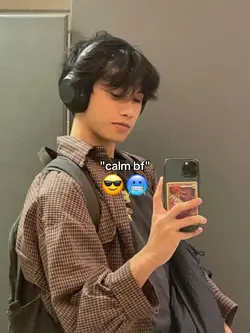 calm bf & talkative 