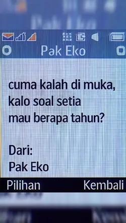 CUMA KALAH DIMUKA