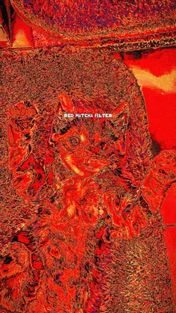 red matcha effect