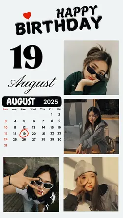 19 AUGUST HBD 2025