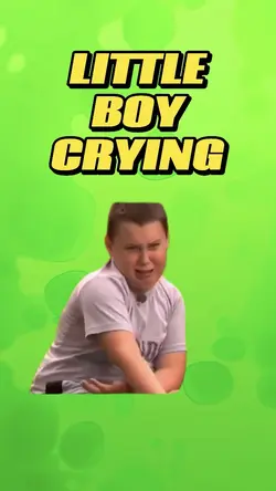 Little boy crying