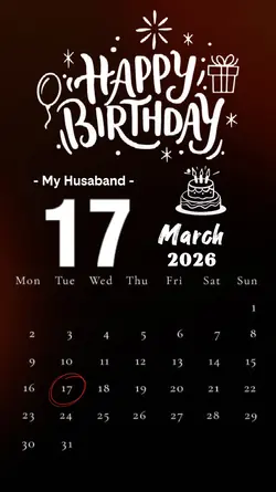 HBD Husband 17 March