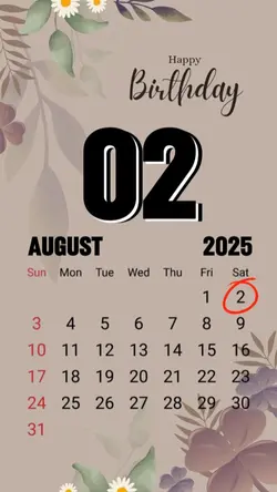 birthday 02 August