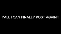 I CAN POST AGAI