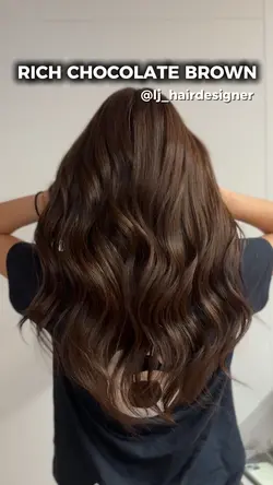 Rich chocolate brown