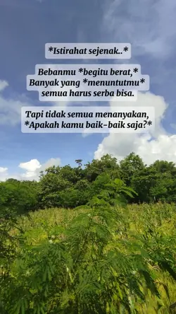 Istirahat sejenak