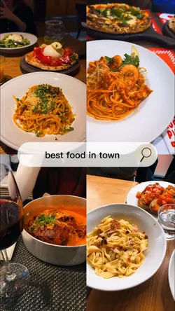 food ad with filter