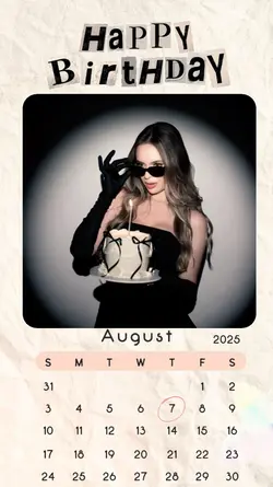 BIRTHDAY 07 AUGUST