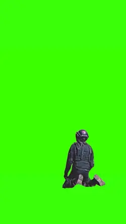 the falling soldier