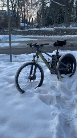 Bike Edit in Snow