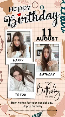 11 AUGUST BIRTHDAY