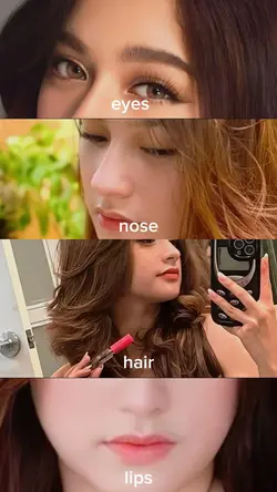 eye nose hair lips