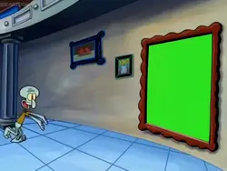 spongebob painting