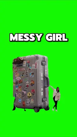 MESSY SUITCASE GIRL 