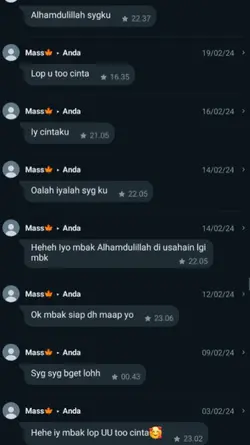 chat berjalan 