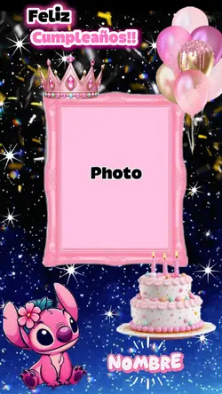 Cumpleaños foto niña