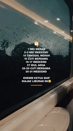 LIBUR MEI FULL