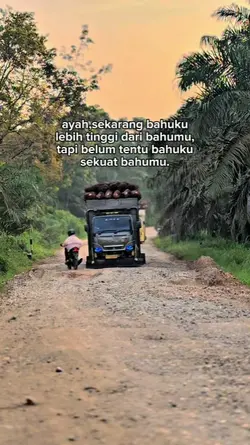 ayah,sekarang bahuku