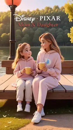 mom and daughter