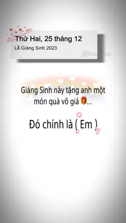 Giáng sinh này tặng