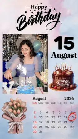 Birthday 15 August