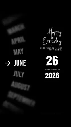 BDAY LOVE 26 JUNE