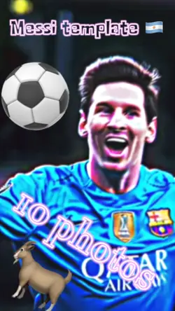 Messi template 🇦🇷⚽️