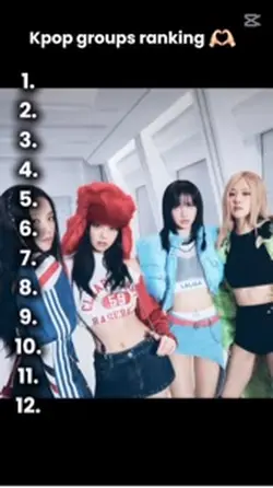 Ranking kpop groups 