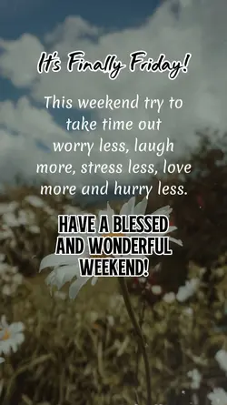 It's Friday