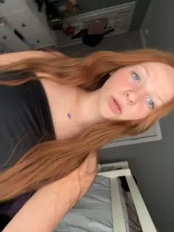 a girl changes hair
