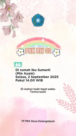 Undangan PKK 