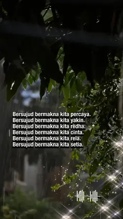 Bersujudlah...