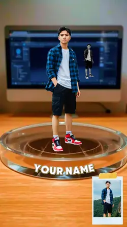 Miniatur ai keren 3d