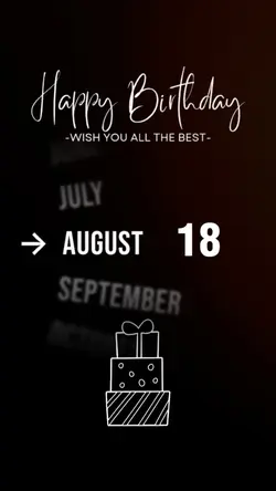 18 August Birthday 